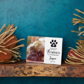 Pet Memorial Gift | In het liefdevol geheugen Fotoplaat (Zijkant)