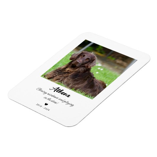 Pet Memorial Gift | In het liefdevol geheugen Magneet (Linkerzijde)
