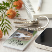 Pet Memorial Gift | In het liefdevol geheugen Sleutelhanger (Voorkant Rechts)