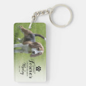 Pet Memorial Gift | In het liefdevol geheugen Sleutelhanger (achterkant)