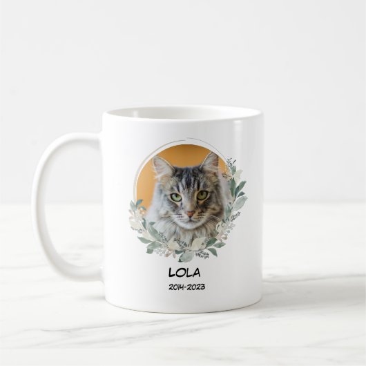 Pet Memorial Gift Loss of Cat Death Memory Koffiemok (Links)