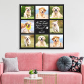 Pet Memorial Gift Personalized Pet Loss Foto Canvas Afdruk (Insitu (Woonkamer))