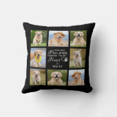 Pet Memorial Gift Personalized Pet Loss Foto Kussen (Achterkant)