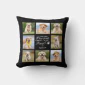 Pet Memorial Gift Personalized Pet Loss Foto Kussen (Voorkant)