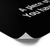 Pet Memorial Gift Pet loss Custom Foto collage Poster (Hoek)