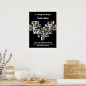 Pet Memorial Gift Pet loss Custom Foto collage Poster (Keuken)