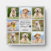 Pet Memorial Gift Pet Loss Remembrance Keepslag Fotoplaat (Voorkant)