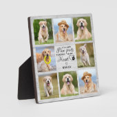 Pet Memorial Gift Pet Loss Remembrance Keepslag Fotoplaat (Voorkant)