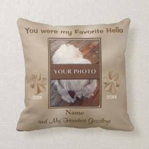 Pet Memorial Gifts, persoonlijke foto Pillow Kussen