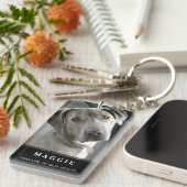 Pet Memorial God zag haar het krijgen van gespanne Sleutelhanger (Voorkant Rechts)