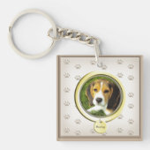 Pet Memorial Gold Label Sleutelhanger (Voorkant)