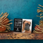Pet Memorial | Herdenking Dog Keepomwille Fotoplaat (Zijkant)