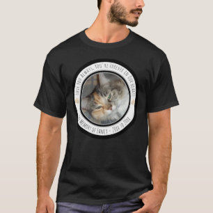 Pet Memorial Herdenking Foto T-shirt