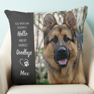 Pet Memorial - Hondenliefhebber Cadeau - aangepast Kussen
