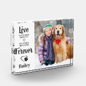 Pet Memorial Hondenliefhebber Pet Loss Herdenking Fotoblokken (Links)