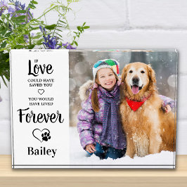 Pet Memorial Hondenliefhebber Pet Loss Herdenking Fotoblokken