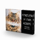 PET Memorial horizontaal blok fotoblok (Rechts)