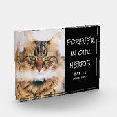 PET Memorial horizontaal blok fotoblok (Links)