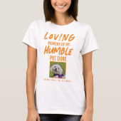 Pet Memorial in Loating Memory Dog Foto T-shirt (Voorkant)