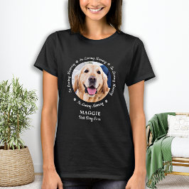 Pet Memorial in Loating Memory Dog Foto T-shirt