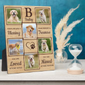 Pet Memorial in Loating Memory Unieke 6 Dog Foto Fotoplaat (Zijkant)