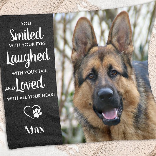 Pet Memorial - In Loving Memory - Aangepaste Hond Fleece Deken