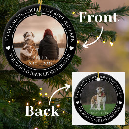 Pet Memorial Je zou hebben geleefd voor eeuwig vak Keramisch Ornament