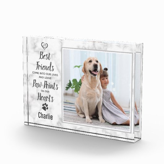 Pet Memorial Keepomwille Dog Fotoblokken (Rechts)