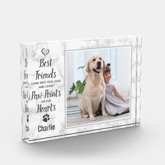 Pet Memorial Keepomwille Dog Fotoblokken (Links)