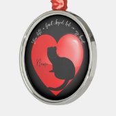 Pet memorial keepomwille ferret metalen ornament (Links)