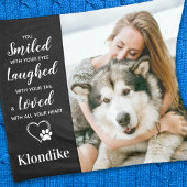 Pet Memorial Keepomwille Foto Fleece Deken