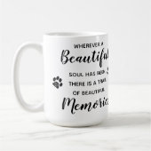 Pet Memorial Keepomwille Photo Coffee Mok (Links)