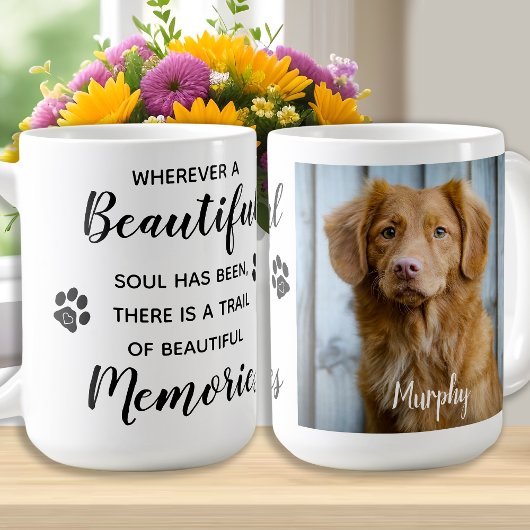 Pet Memorial Keepomwille Photo Coffee Mok