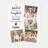 Pet Memorial Keepomwille Photo Collage Fleece Deken (Voorkant)