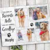 Pet Memorial Keepomwille Photo Collage Fleece Deken