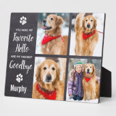 Pet Memorial Keepomwille Specialized Photo Collage Fotoplaat (Zijkant)