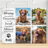 Pet Memorial Keepomwille Specialized Photo Collage Fotoplaat