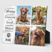 Pet Memorial Keepomwille Specialized Photo Collage Fotoplaat (Zijkant)