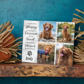 Pet Memorial Keepomwille Specialized Photo Collage Fotoplaat (Zijkant)