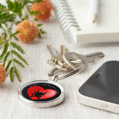 Pet memorial keepslag axolotl sleutelhanger (Zijkant)