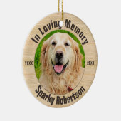 Pet Memorial Keramisch Ornament (Rechts)