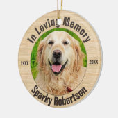 Pet Memorial Keramisch Ornament (Links)