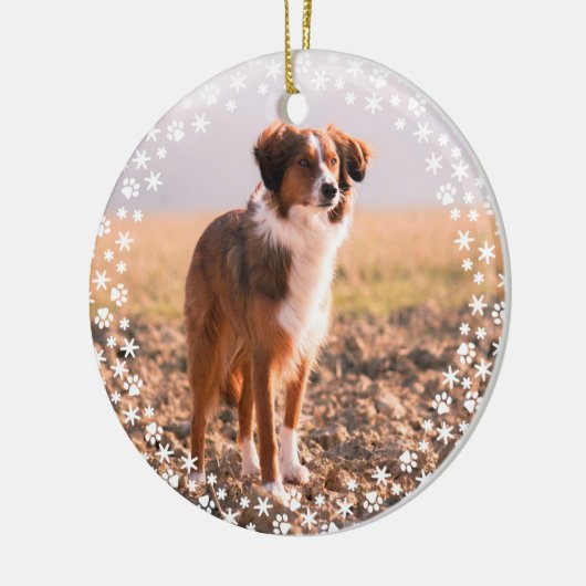 Pet Memorial Kerstfeestdag Ornament (Links)