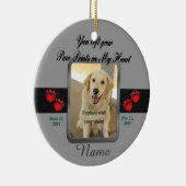 Pet Memorial Kerstmis Keramisch Ornament (Rechts)