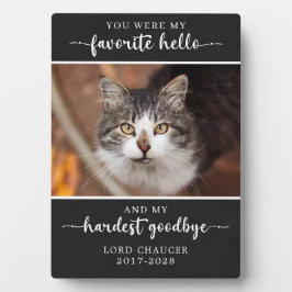 Pet Memorial Loopt sympathie Harder Tot ziens Foto Fotoplaat