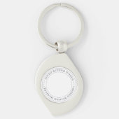 Pet Memorial Loved Beyond Wordant Elegant Chic Pho Sleutelhanger (Voorkant)