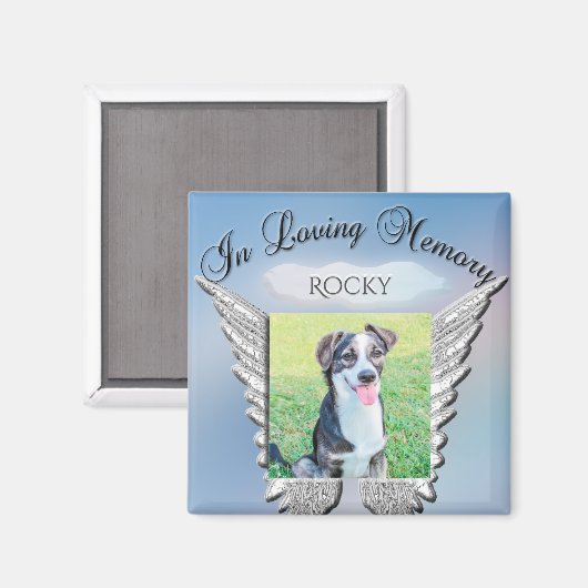 Pet Memorial Magneet (Voorkant / Achterkant)
