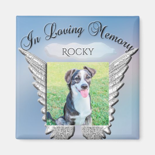 Pet Memorial Magneet (Voorkant)