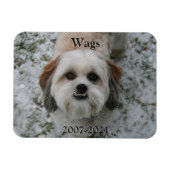 Pet Memorial Magnet Magneet (Horizontaal)