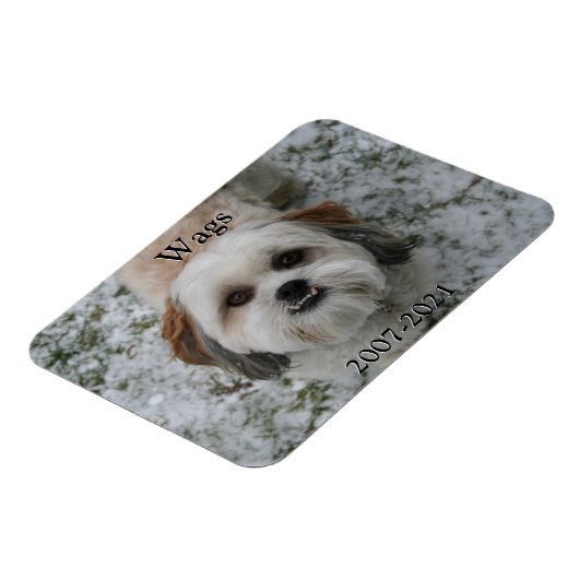 Pet Memorial Magnet Magneet (Linkerzijde)